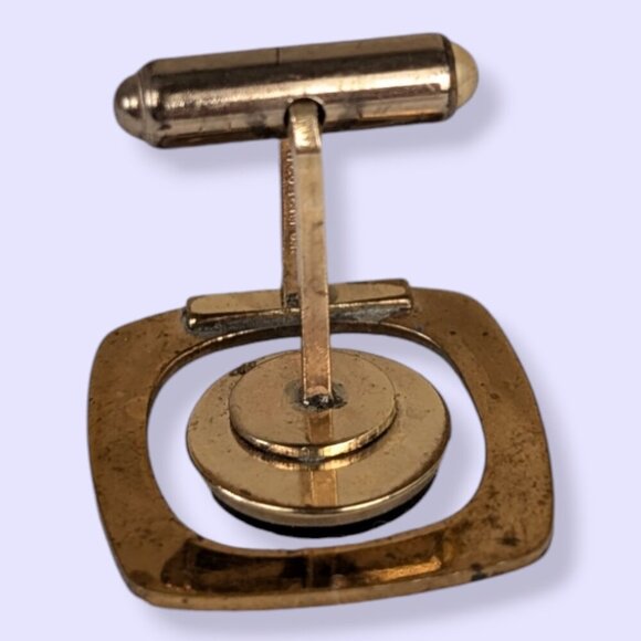 Vintage Destino Single 12K GF Cufflink - Picture 3 of 5
